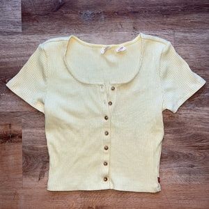 Pastel Yellow Levi's Blouse